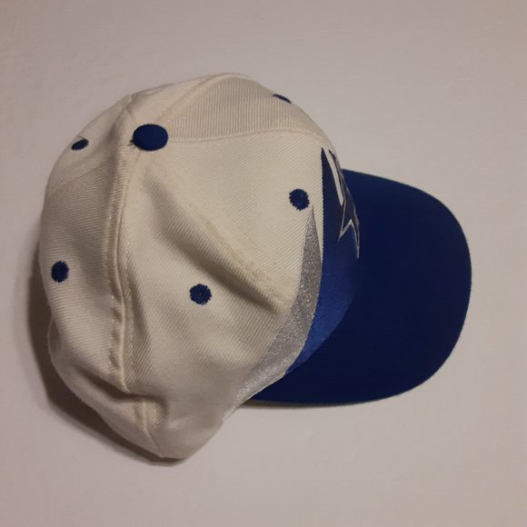 Logo Athletic Double Sharktooth VTG 90's Dallas Cowboys Snapback Hat/Cap OSFA - Picture 4 of 9